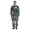 Snuggs Blanket Onesie Green Christmas Deer
